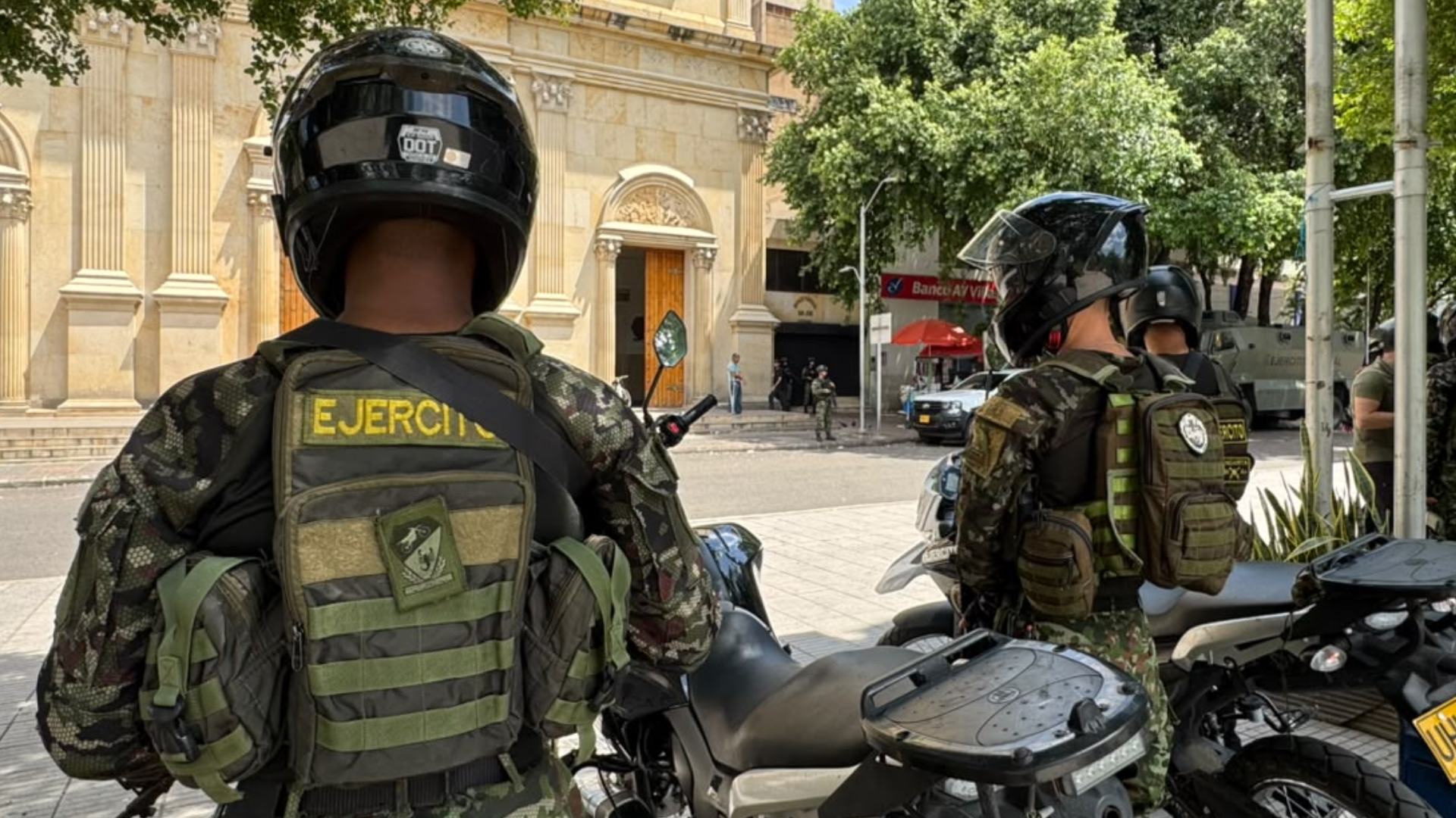 Tropas del Ejército Nacional. 