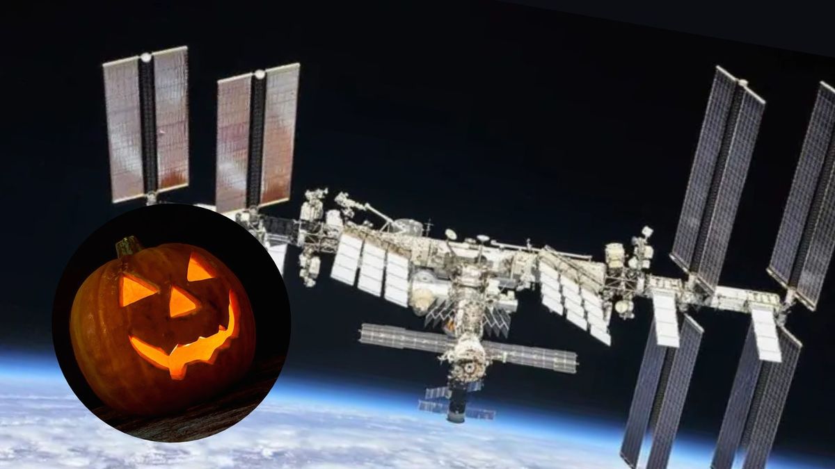 Los astronautas de la EEI también celebran Halloween.